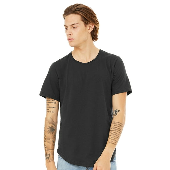 Bella + Canvas Fast Fashion Men's Curved Hem Short Sleeve T-Shirt