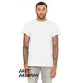thumbnail image 1 of Bella + Canvas Fast Fashion Unisex Jersey Rolled Cuff T-Shirt XL WHITE, 1 of 3