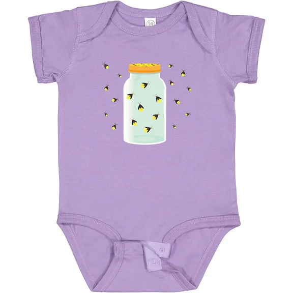 Bella Canvas Fireflies Summer Vacation Infant Creeper Camping Trip Outdoors Bug Hws Baby Bodysuit