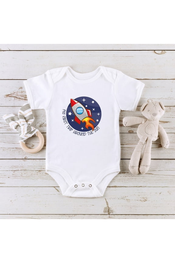 Bella Canvas First Trip Around the Sun Birthday, Rocket Ship Birthday, 1st Birthday Boy, Spaceship Birthday