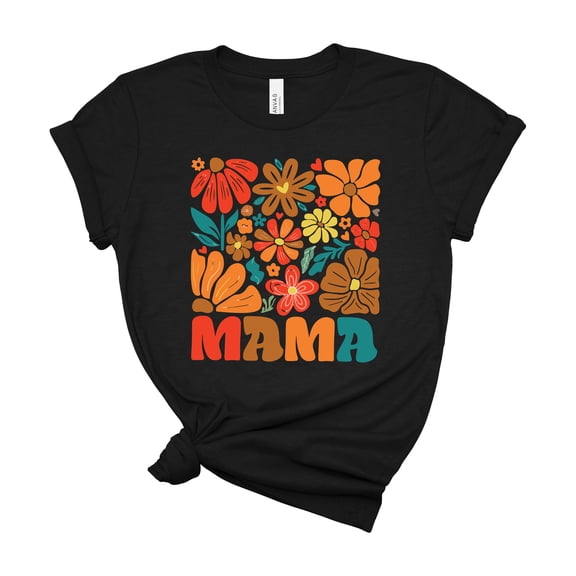 Bella Canvas Floral Print Tee for Moms Women Birthday Mother’s Day Gift