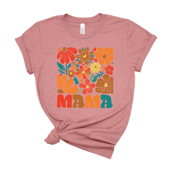 Bella Canvas Floral Print Tee for Moms Women Birthday Mother’s Day Gift