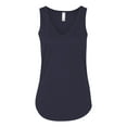 thumbnail image 1 of Bella + Canvas Flowy V-Neck Tank (B8805) Midnight Navy, 2XL, 1 of 5