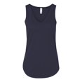 thumbnail image 1 of Bella + Canvas Flowy V-Neck Tank (B8805) Midnight Navy, S, 1 of 2