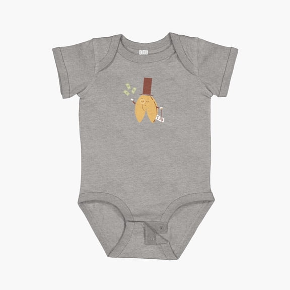 Bella Canvas Fortune Cookie Short Sleeve Baby One-Piece Newborn Gender Neutral Outfit, Baby Boy Or Girl Bodysuit, Birrthday Gifts