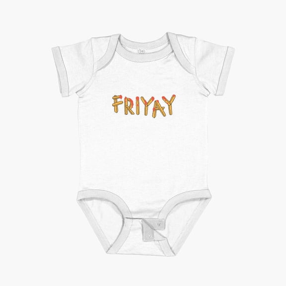 Bella Canvas Friyay Short Sleeve Baby One-Piece Newborn Gender Neutral Outfit, Baby Boy Or Girl Bodysuit, Birrthday Gifts