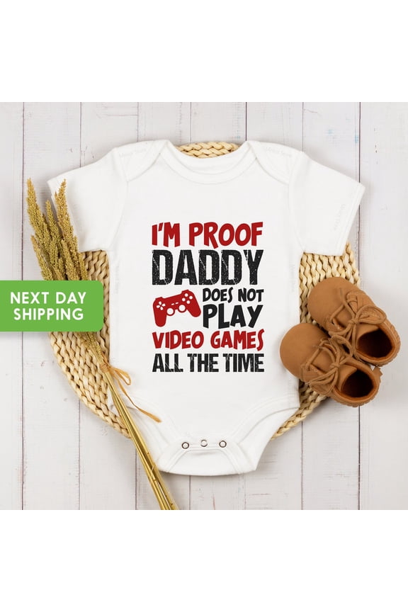 Bella Canvas Funny Announcement I'm Proof Video Games Pregnancy Reveal