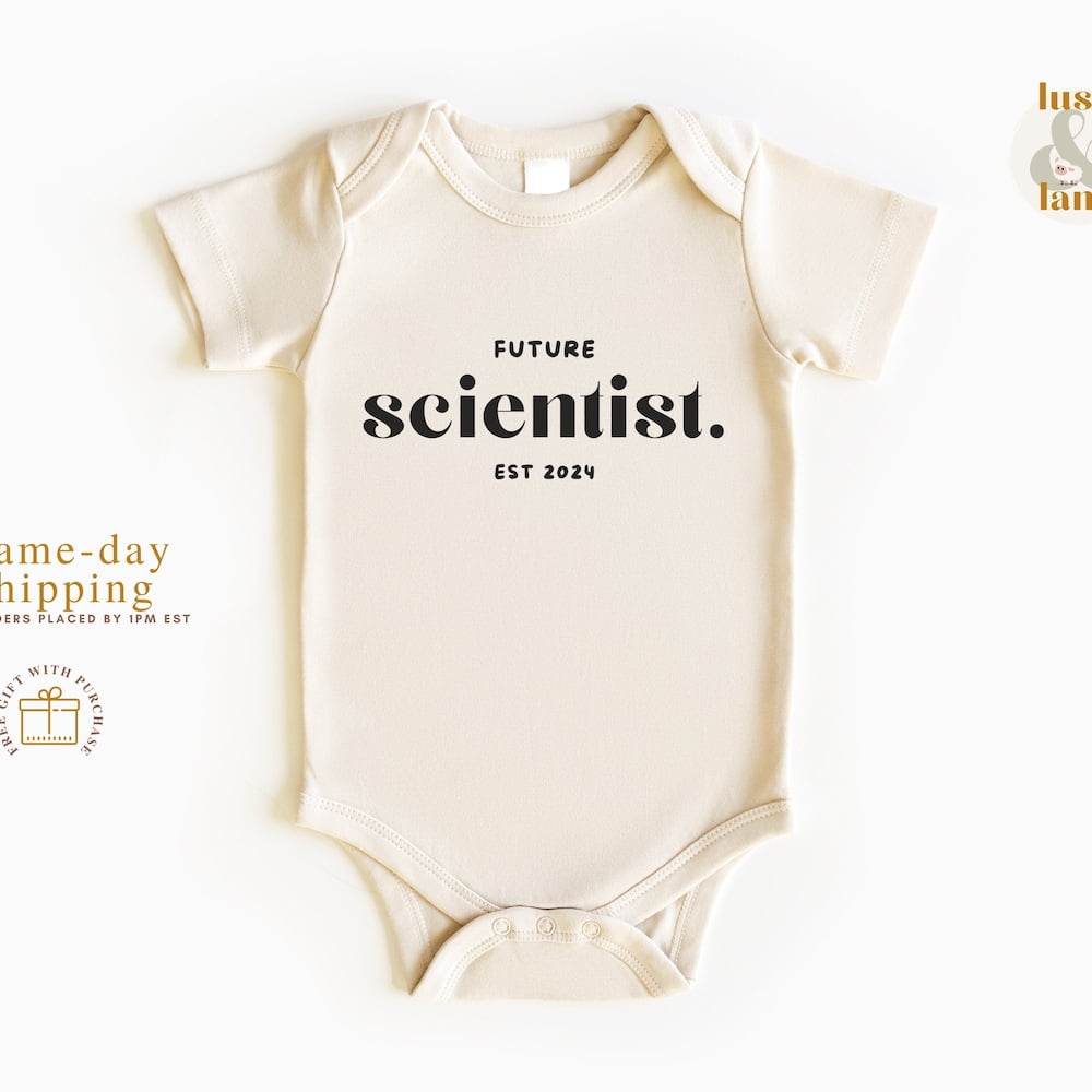 Bella Canvas Future Scientist, Baby Gift, Scientist Baby Gift, Science ...