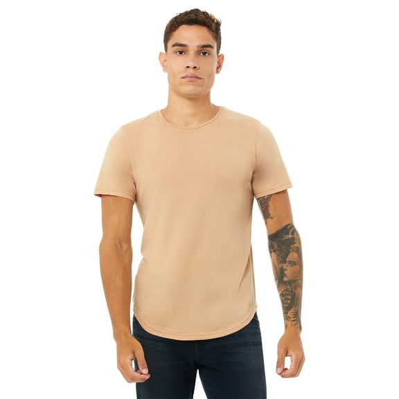 Bella   Canvas Fwd Fashion Men's Curved Hem Short Sleeve T-Shirt
