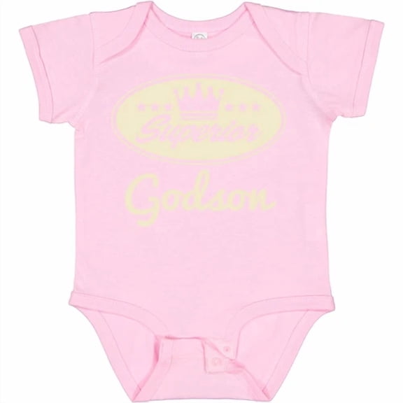 Bella Canvas Godson Vintage Superior Baby From Godparents Retro Crown Hws Bodysuit