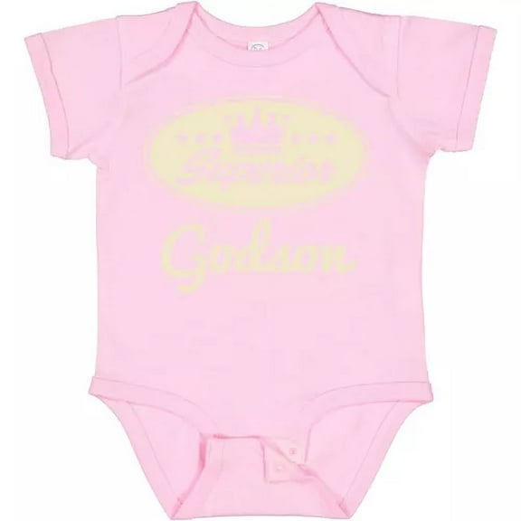 Bella Canvas Godson Vintage Superior Baby From Godparents Retro Crown Hws Bodysuit