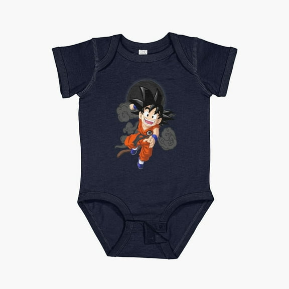 Bella Canvas Goku Kid - Dragon Ball Short Sleeve Baby One-Piece Newborn Gender Neutral Outfit, Baby Boy Or Girl Bodysuit, Birrthday Gifts