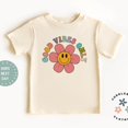 thumbnail image 1 of Bella Canvas Good Vibes Only Girls Toddler Shirt, Cute Retro Kids Shirt, Boho Summer Toddler Girls Tee, Toddler Top, 1 of 3