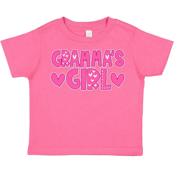 Bella Canvas Gramma's Granddaughter Gift Toddler Shirt Family Girls Grandma New Toddler Shirt