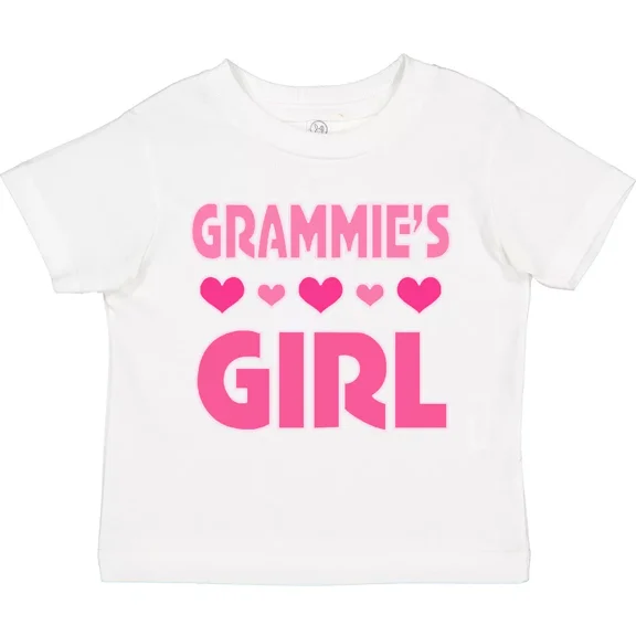 Bella Canvas Grammie Girl Granddaughter Toddler Shirt Girls Childs Grandkids Kid Toddler Shirt
