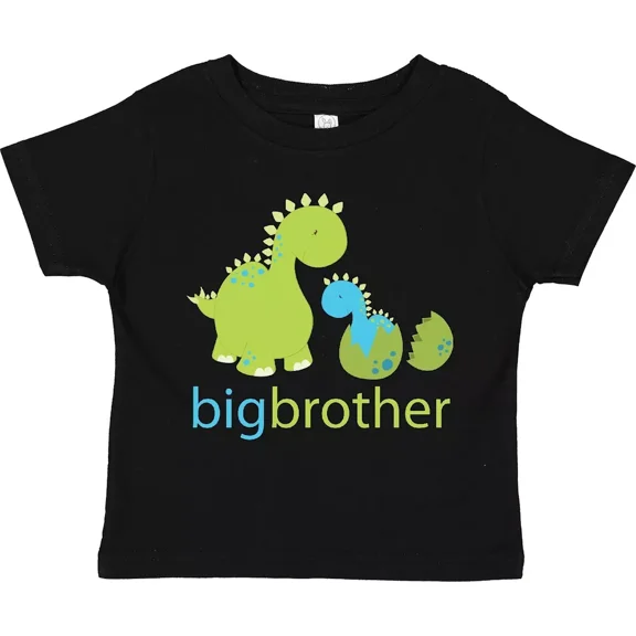 Bella Canvas Happy Dinosaur New Big Brother Toddler Shirt Green Blue Little Egg Toddler Shirt