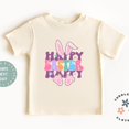 thumbnail image 1 of Bella Canvas Happy Easter Bunny Girls Shirt, Retro Easter Bunny Kids Tee, Easter Top, Gift for Girl, Granddaughter, Easter Gift, Tee, 1 of 3