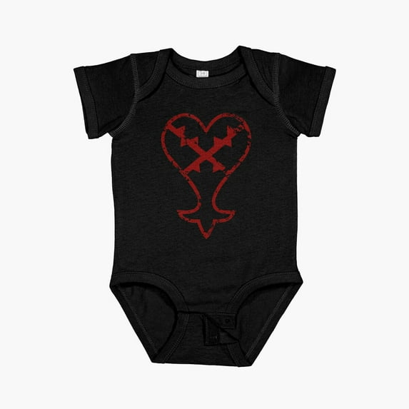 Bella Canvas Heartless - Kingdom Hearts T-Shirt / Phone Case / More 2 Short Sleeve Baby One-Piece Newborn Gender Neutral Outfit, Baby Boy Or Girl Bodysuit, Birrthday Gifts