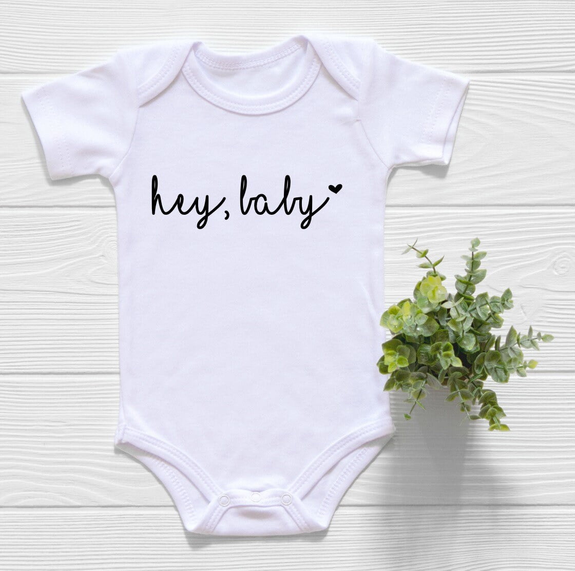 Bella Canvas with Hey, Baby Baby Announcement/ /Pregnancy Announcement ...