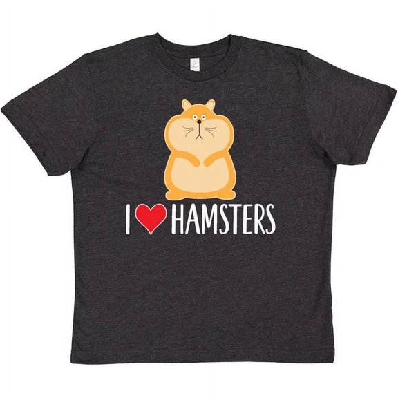 Bella Canvas I Love Hamsters Pet Toddler T-Shirt My Animals Pets Funny Tee Kids Child