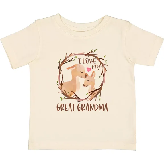Bella Canvas I Love My Great Grandma Baby Toddler Shirt Grandmother Grandmama New Faun Toddler Shirt