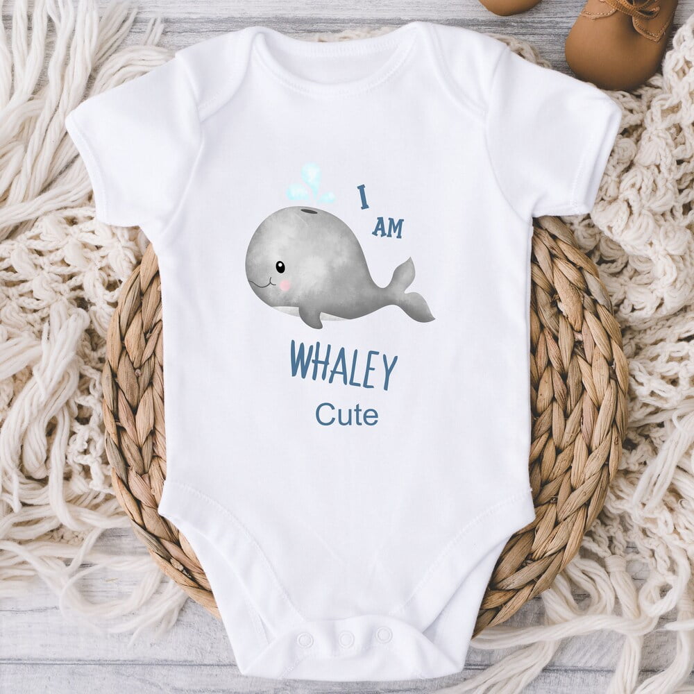 Bella Canvas with I Am Whaley Cute, Whale Baby,Baby Shower Gift, Ocean ...