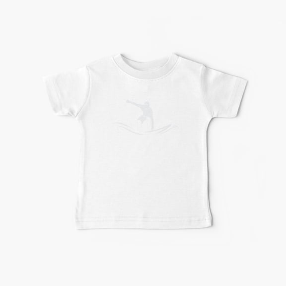 Bella Canvas I'd rather be surfing Baby T-Shirt