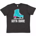 thumbnail image 1 of Bella Canvas Ice Skating Gotta Skate Apparel Clothing Skater Roller Toddler Shirt, 1 of 3