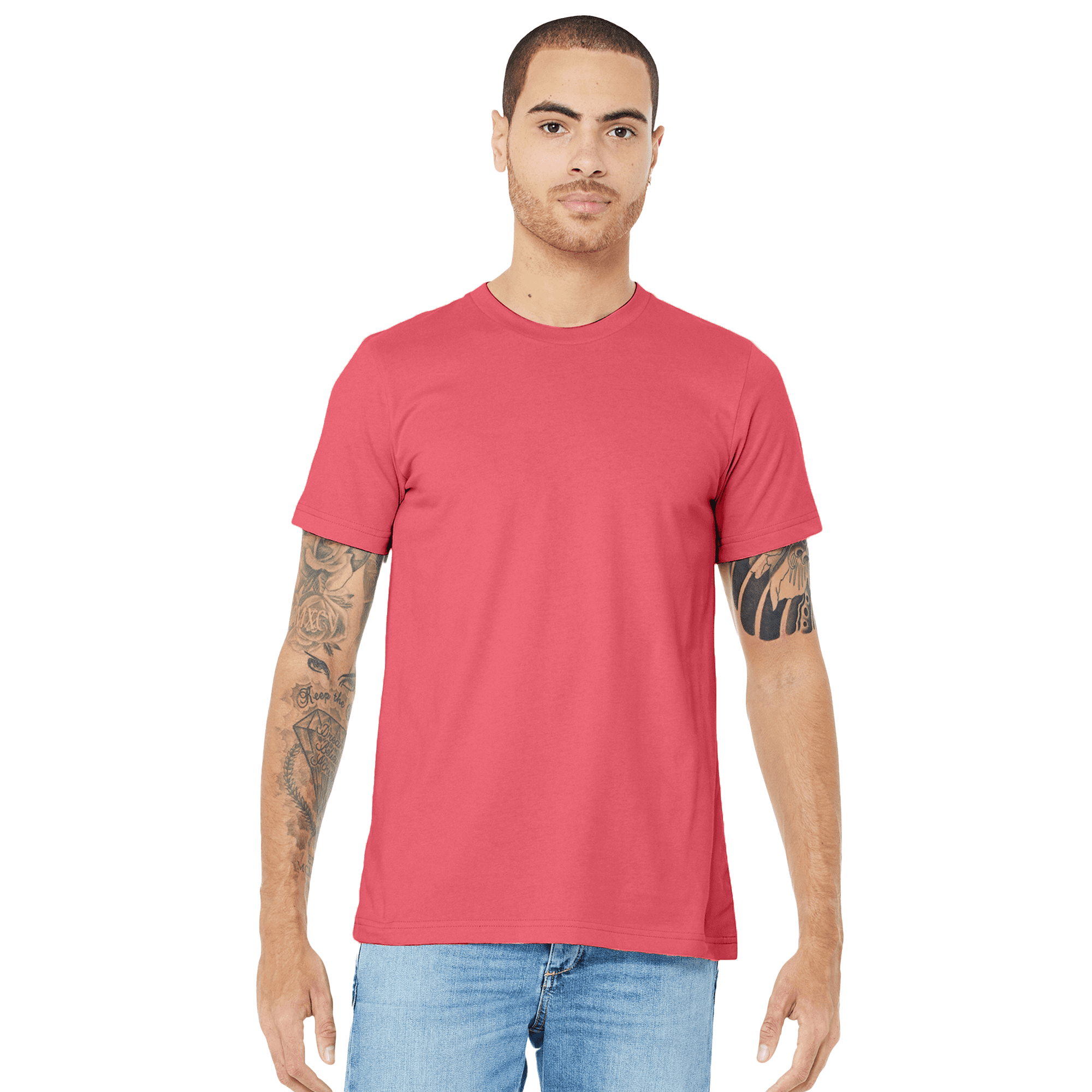 Bella + Canvas Jersey Cotton T-Shirt, Men's Short Sleeve Shirt for