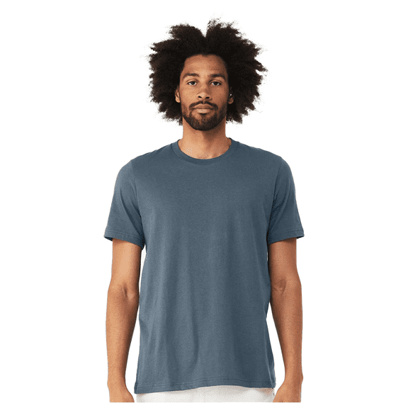 Bella Canvas Jersey T-Shirt Single Pack, Men's Crewneck Short Sleeves Slate Tee, 3XL