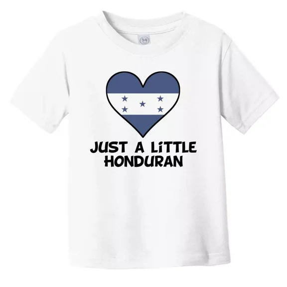 Bella Canvas Just A Little Honduran T-Shirt - Funny Honduras FlagToddler Shirt