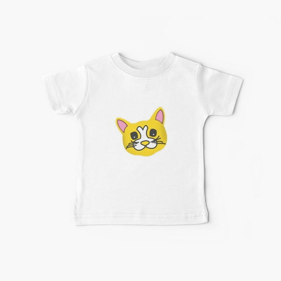 Bella Canvas Kitty Cat Cute Face Baby T-Shirt