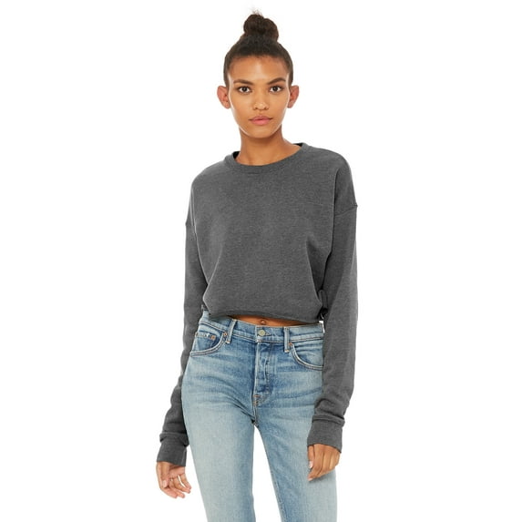 Bella + Canvas Ladies' Cropped Fleece Crew - B7503