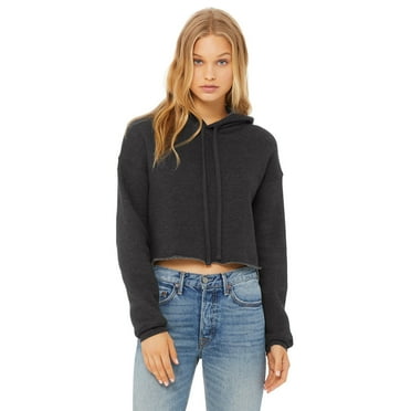 Bella + Canvas Ladies' Cropped Fleece Hoodie