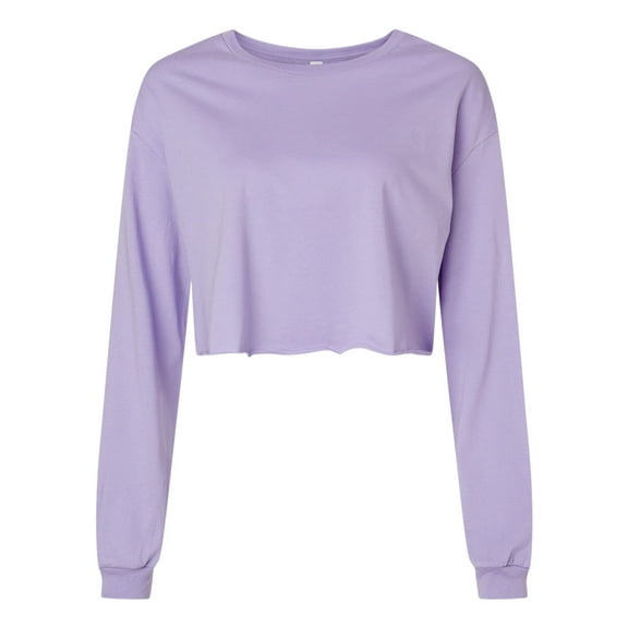 BELLA CANVAS FWD Fashion Women�'s Crop Long Sleeve Tee