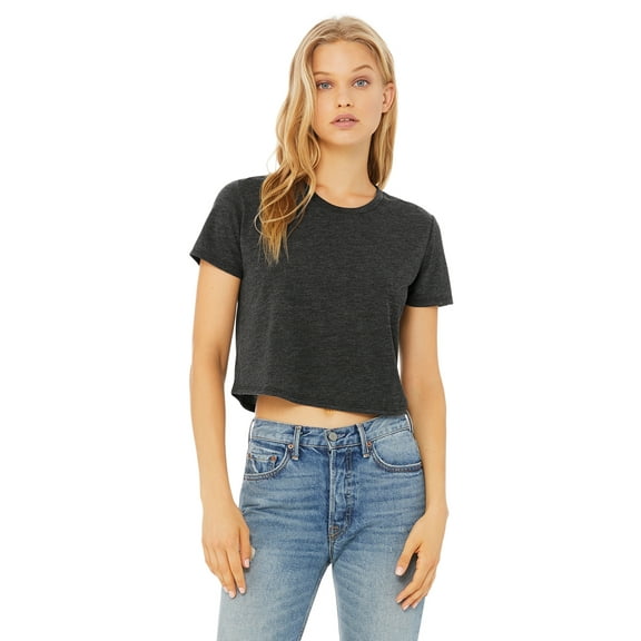 Bella + Canvas Ladies' Flowy Cropped T-Shirt - B8882