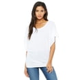 thumbnail image 1 of Bella + Canvas Ladies' Flowy Draped Sleeve Dolman T-Shirt - 8821, 1 of 4