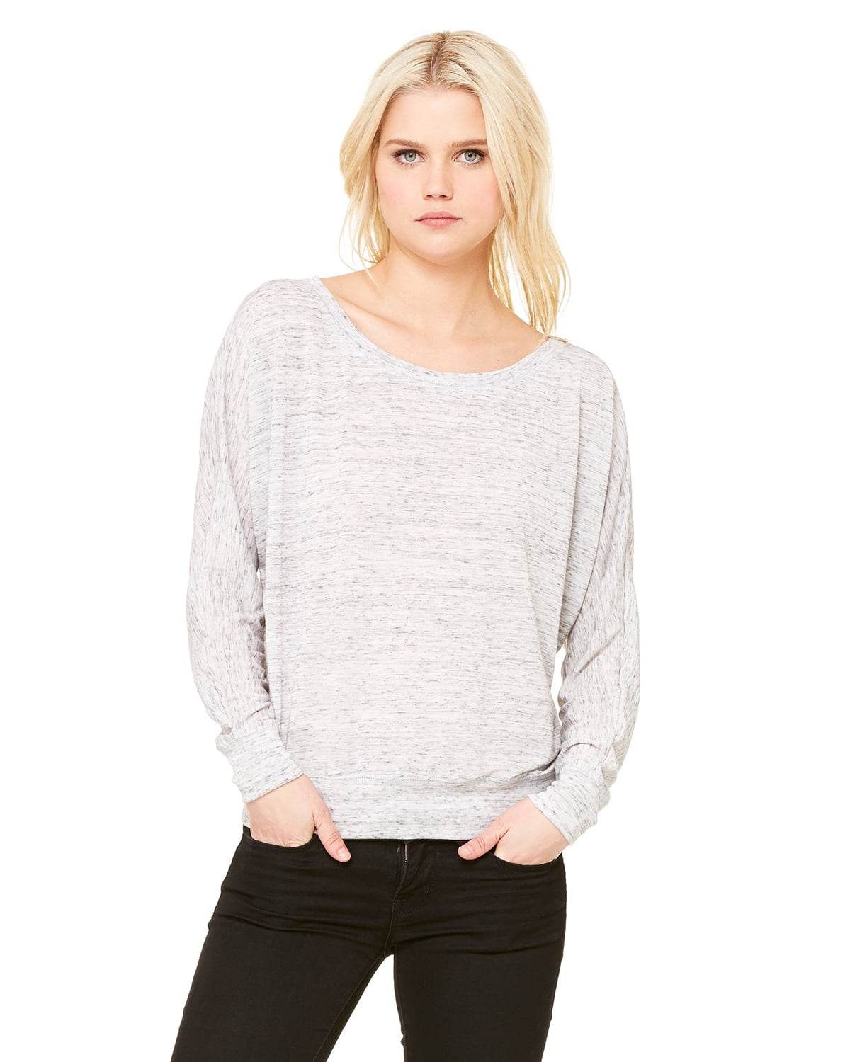 Bella canvas flowy hot sale long sleeve