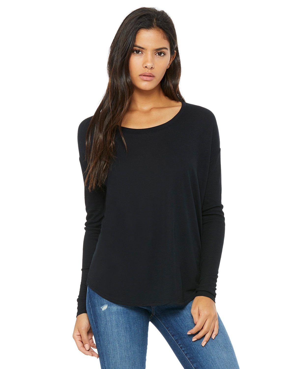 Bella canvas flowy long clearance sleeve