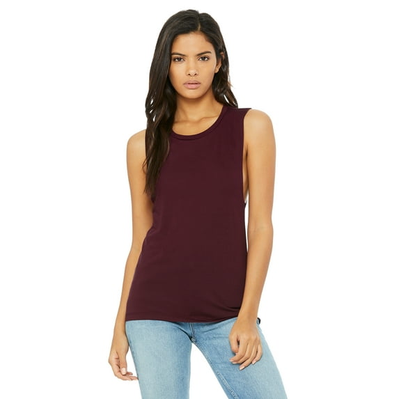 Bella + Canvas Ladies' Flowy Scoop Muscle Tank - B8803