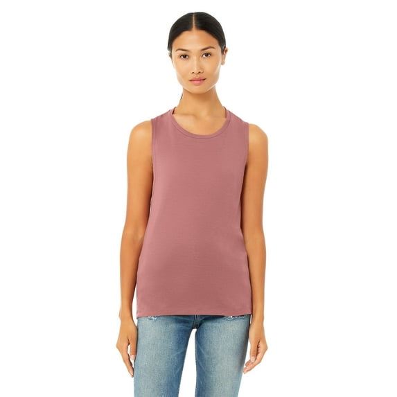 Bella + Canvas Ladies' Flowy Scoop Muscle Tank - B8803