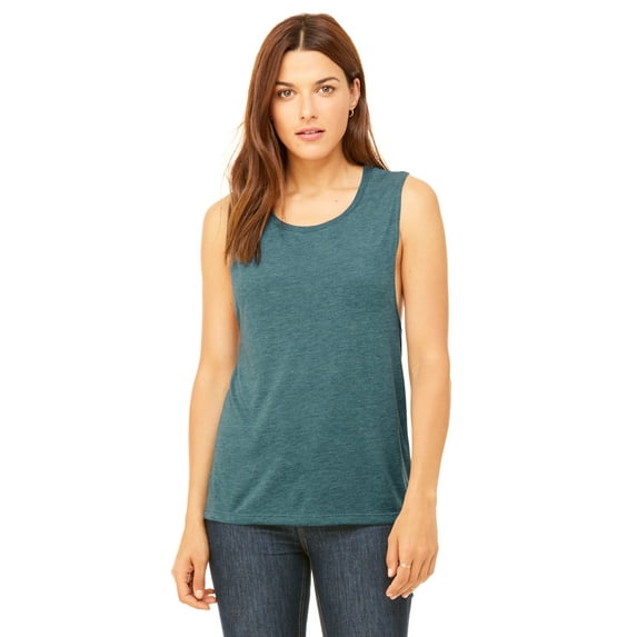 Bella + Canvas Ladies' Flowy Scoop Muscle Tank - B8803