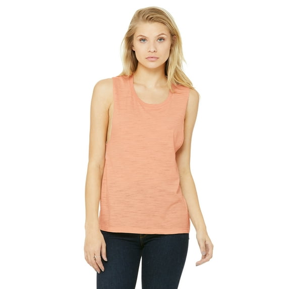 Bella + Canvas Ladies' Flowy Scoop Muscle Tank - B8803
