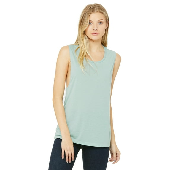 Bella + Canvas Ladies' Flowy Scoop Muscle Tank