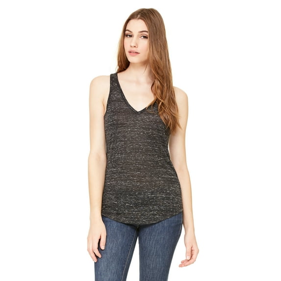 Bella + Canvas Ladies' Flowy V-Neck Tank - B8805