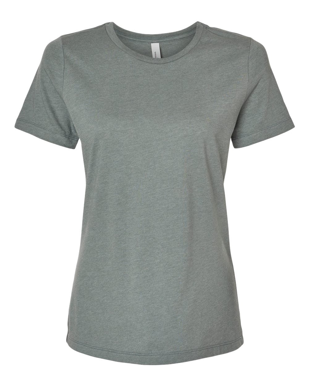 BELLA + CANVAS Womens Relaxed Fit Heather CVC Tee - Walmart.com