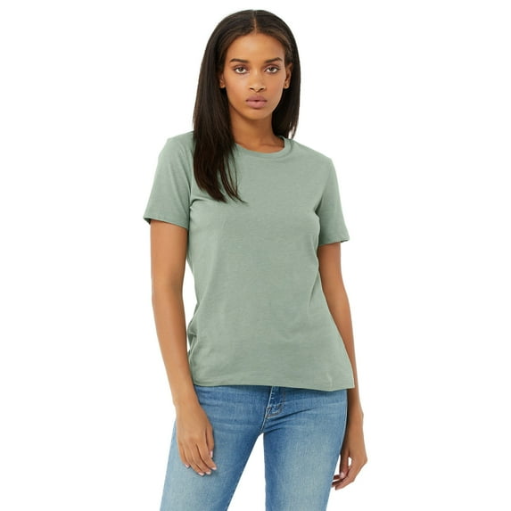Bella + Canvas Ladies' Relaxed Heather Cvc Short-Sleeve T-Shirt