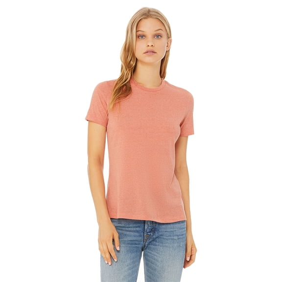 Bella   Canvas Ladies' Relaxed Heather Cvc Short-Sleeve T-Shirt