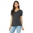 thumbnail image 1 of Bella + Canvas Ladies' Relaxed Jersey Short-Sleeve V-Neck T-Shirt - 6405, 1 of 4