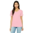 thumbnail image 1 of Bella + Canvas Ladies' Relaxed Jersey Short-Sleeve V-Neck T-Shirt - 6405, 1 of 4